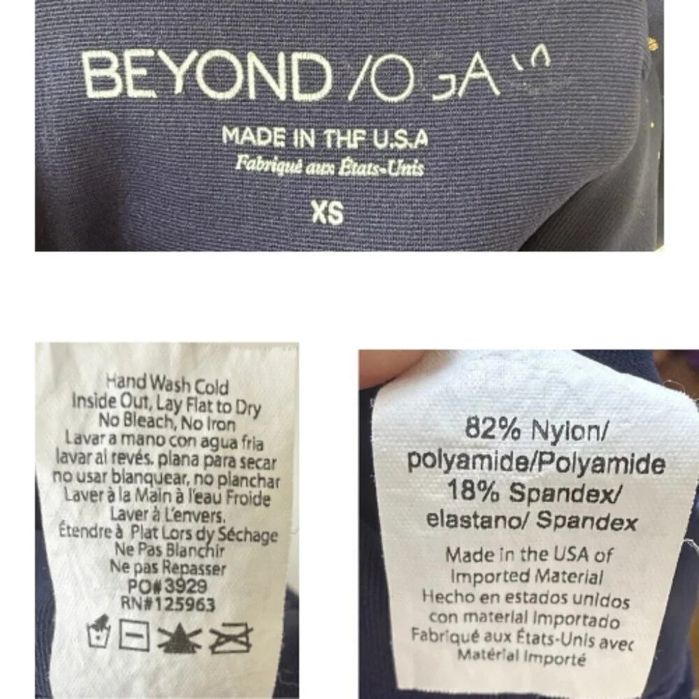 BEYOND YOGA Alloy Ombre Navy Gold High Waist Legging Size XS - Picture 8 of 11